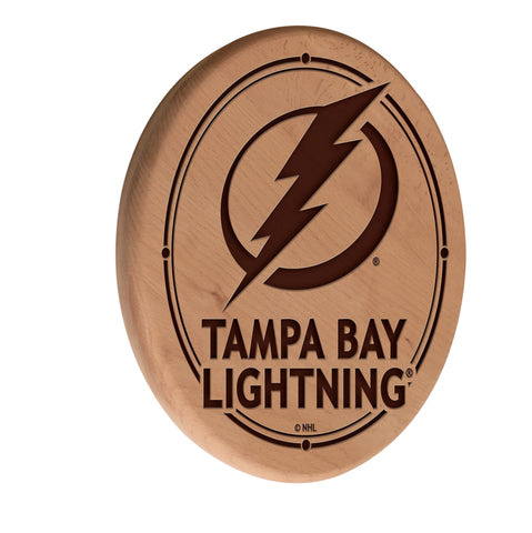 Tampa Bay Lightning Laser Engraved Wood Sign