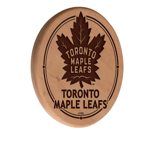 Toronto Maple Leafs Laser Engraved Wood Sign