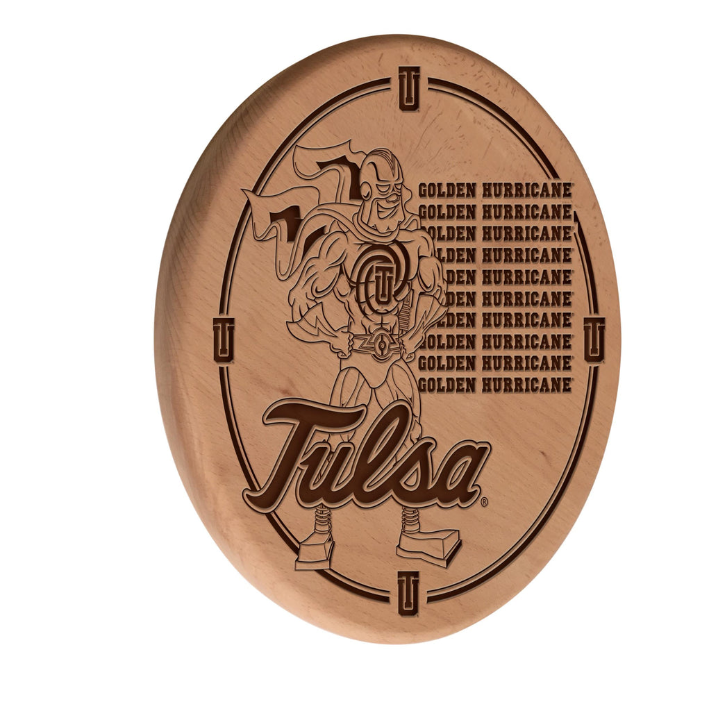 Tulsa Laser Engraved Wood Sign