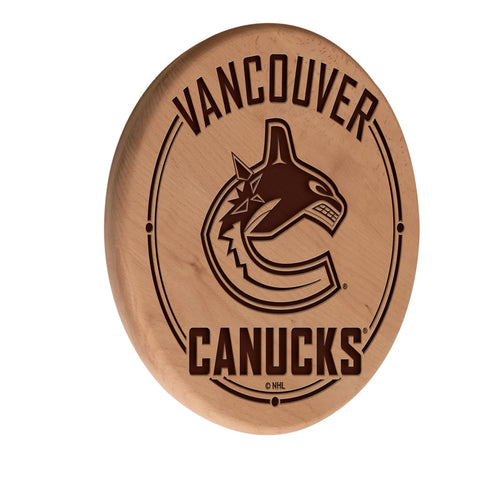 Vancouver Canucks Laser Engraved Wood Sign