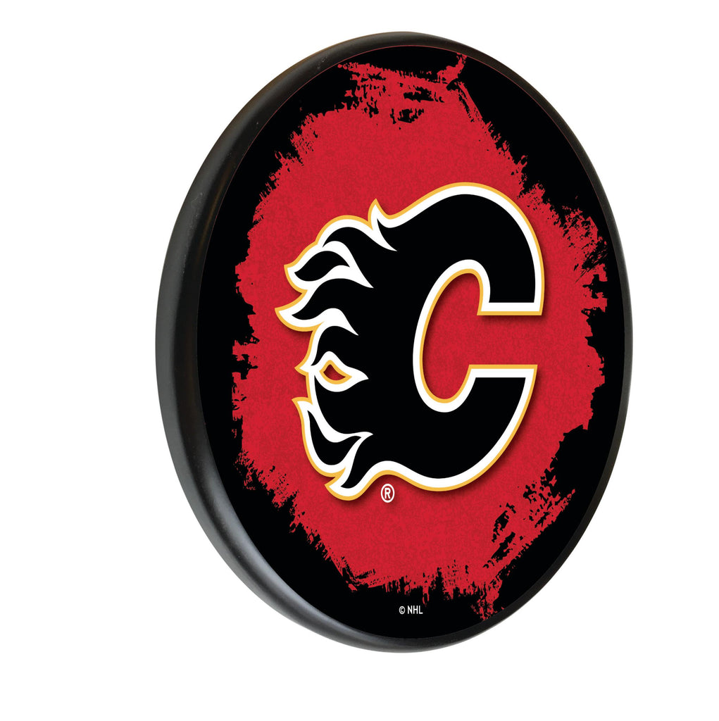 Calgary Flames Digitally Printed Wood Sign