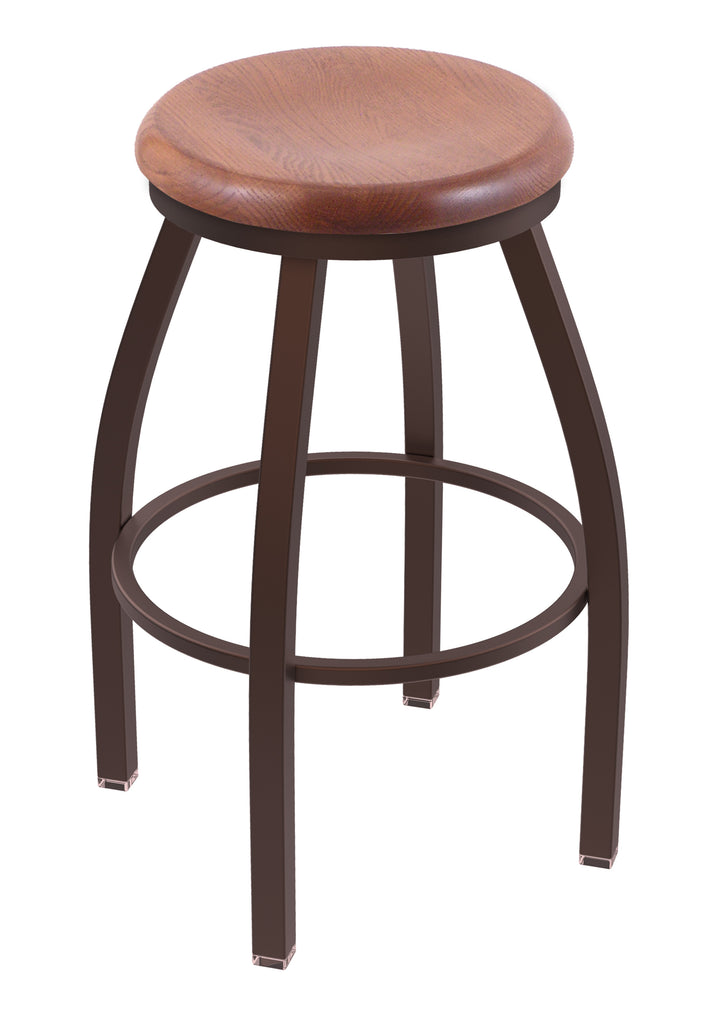 Xl 802 Misha Swivel Stool Medium Oak