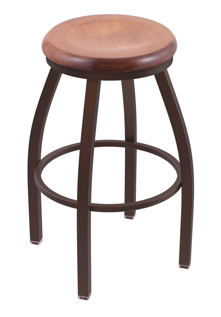 Xl 802 Misha Swivel Stool Medium Maple