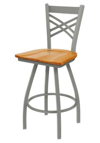 Xl 820 Catalina Swivel Stool Medium Oak