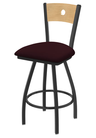 Xl 830 Voltaire Swivel Stool Canter Bordeaux